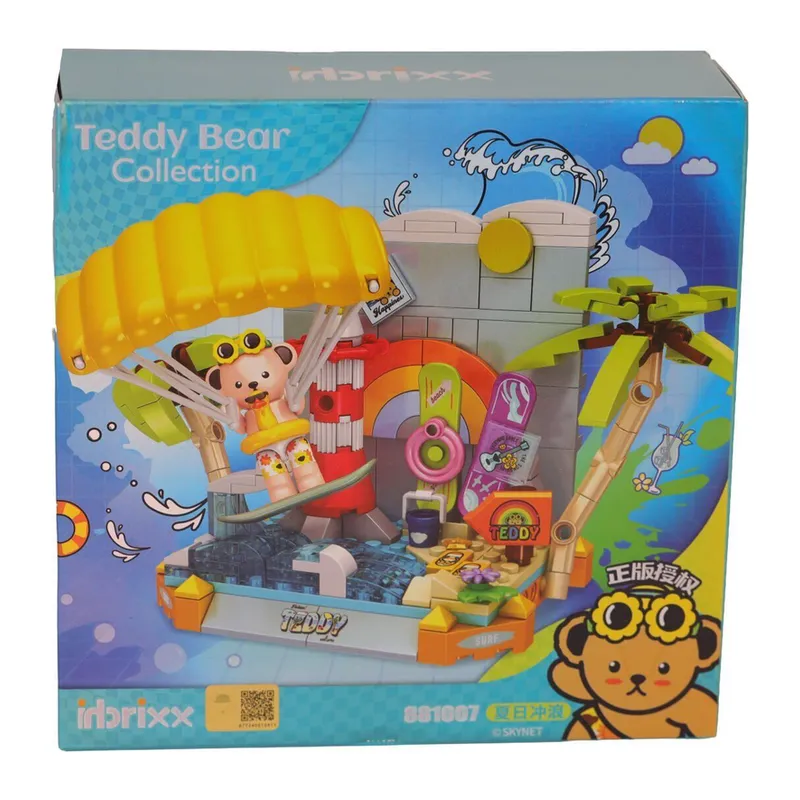 P881007 Panlos Uçurtma Sörfçüsü Teddy 204 Parça Block Oyuncak