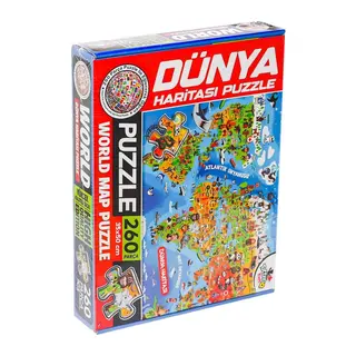7375 Dünya Kültür Haritası Puzzle -Totteriq