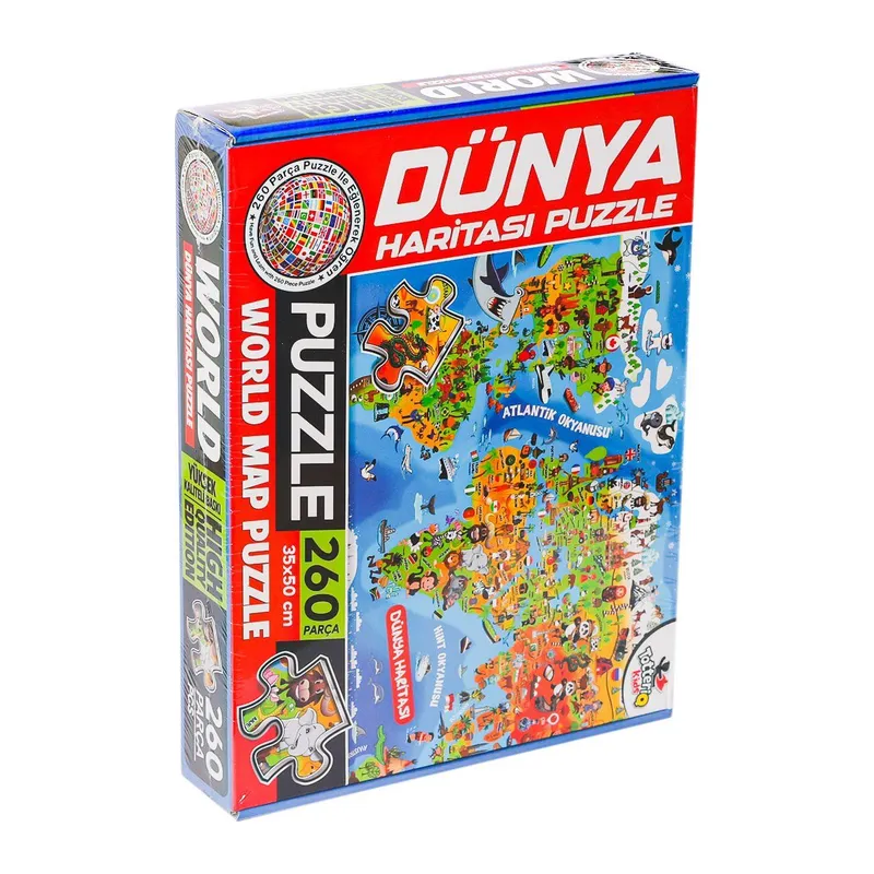 7375 Dünya Kültür Haritası Puzzle -Totteriq