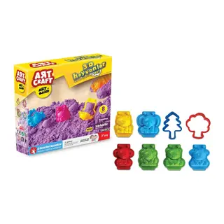 03612 Dede, Artsand 3D Hayvanlar Kum Seti 500 gr / +3 yaş