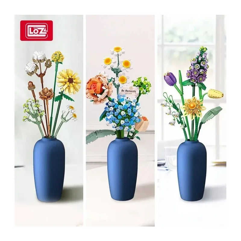 LZ1670 LOZ Eternal Flowers Serisi - ''Kar Sonrası İlk Güneş'' 646 Parça Yapım Seti