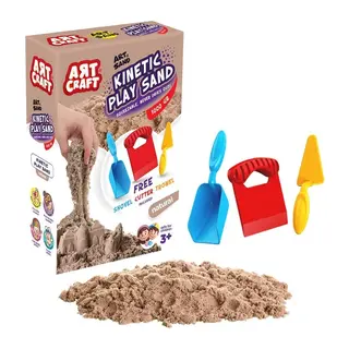 03690 Aksesuarlı Naturel Kinetik Oyun Kumu 1000 gr -Dede