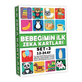 2212 Eğitici Kartlar 12-24 Ay Zeka Kartları
