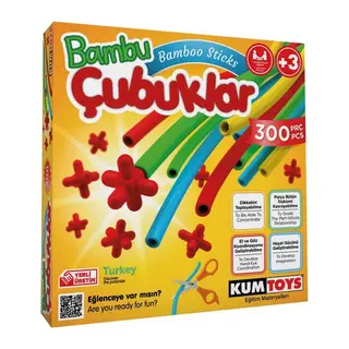 5462 KumToys, Bambu Çubuklar - 300 parça / +3 yaş
