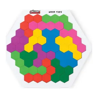 02 016 Ahşap Petek Tangram