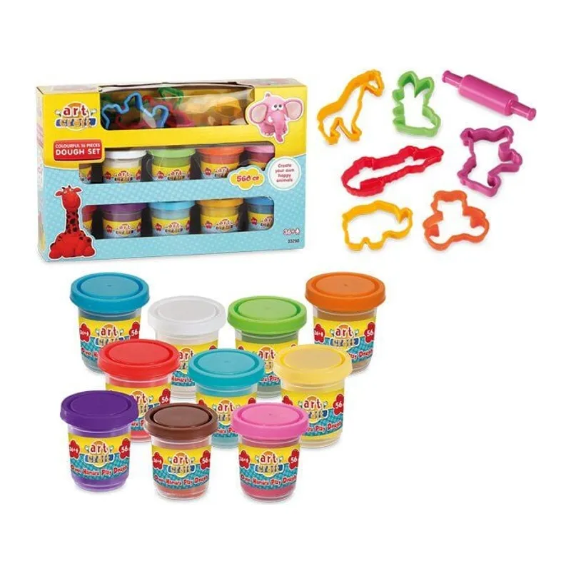 03290 Art Craft 16 parça HAMUR SETİ-RENGARENK / 560 gr