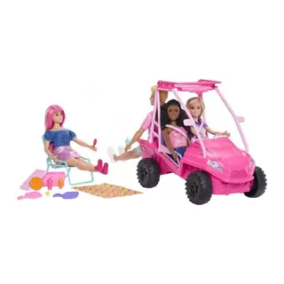 JFV68 Plaj Arabası Oyun Seti - Barbie Mysteries: Beach Detectives