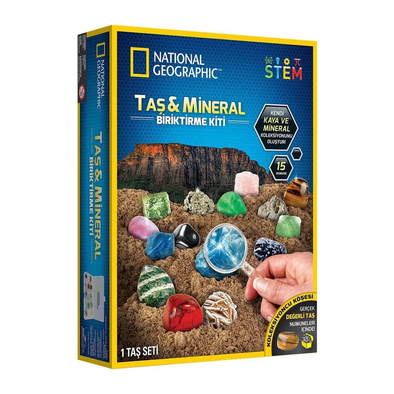 NAT03002 National Geographic Taş ve Mineral Biriktirme Kiti - RTNGRM15 +8 yaş