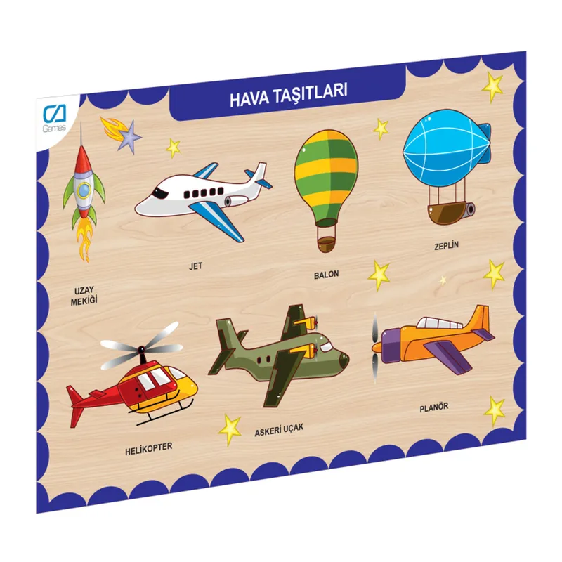 CAAHS-3202 Ca Games Ahşap Hava Taşıtları Bul-tak