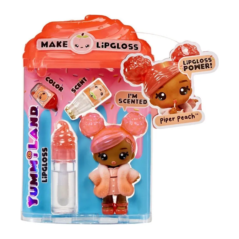 120759 Yummiland Piper Peach Bebeği ve Dudak Parlatıcısı