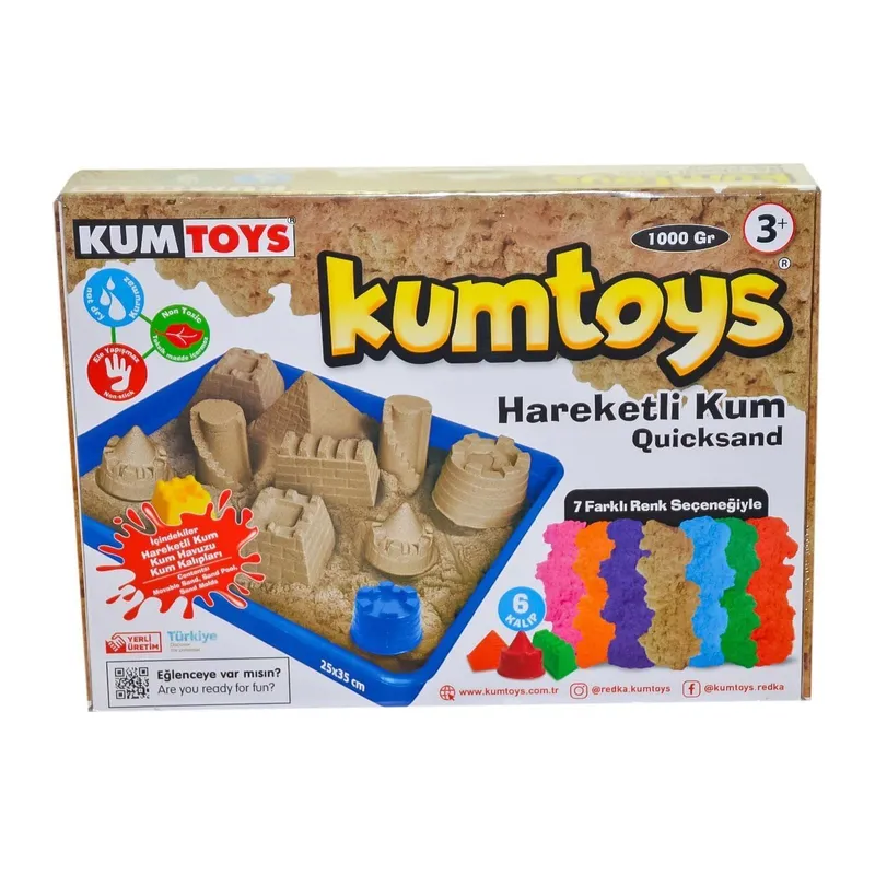5329 Kumtoys, Hareketli Kum Seti 1000 gr / +3 yaş