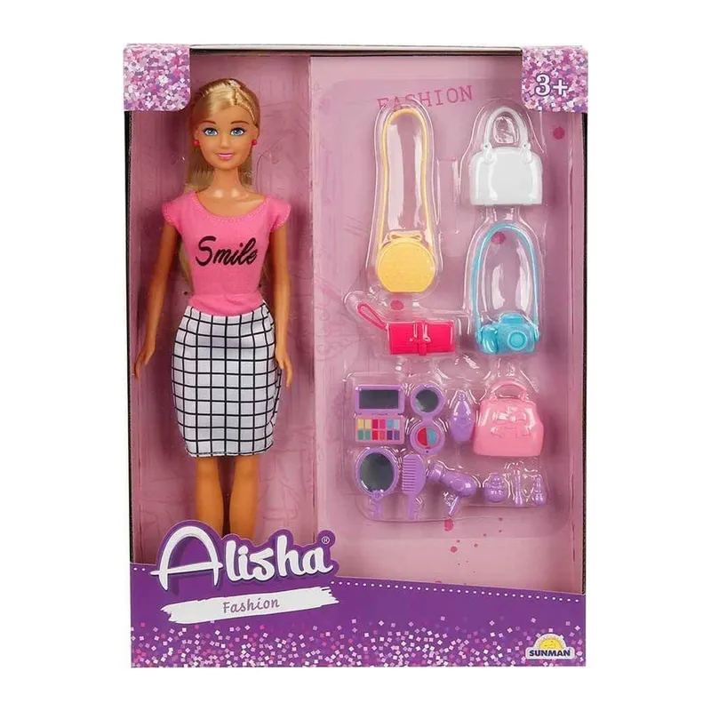3392 Alisha Fashion Aksesuar Set 29 cm -Sunman