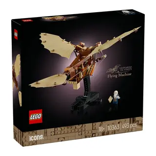 10363 Lego icons - Leonardo da Vincinin Uçan Makinesi 493 parça +18 yaş