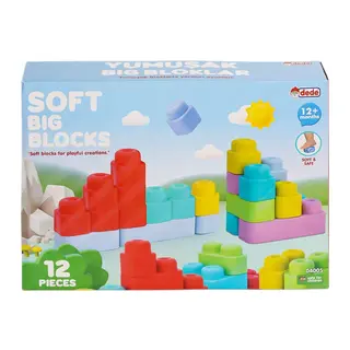 04005 Yumuşak Big Bloklar 12 Parça -Dede