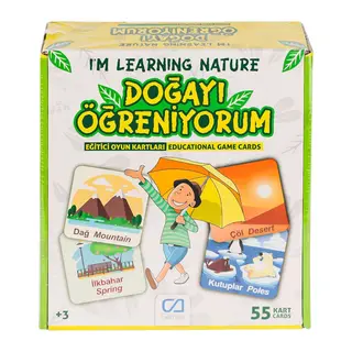 CAEGT-5053 Doğayı Öğreniyorum Eğitici Oyun Kartları -Ca Games