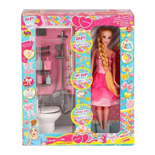 OYD-02387 Bebek ve Banyo Oyun Seti -Oydaş Oyuncak