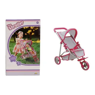 9614 3 Tekerlekli Pembe Gri Puset -Sunman