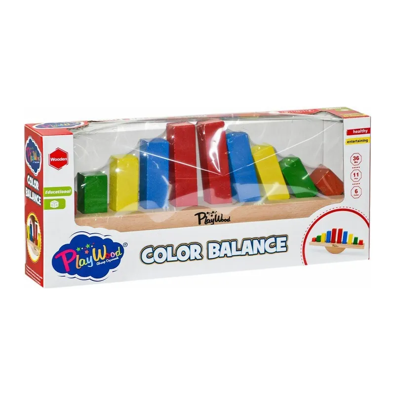 ONY-387 Ahşap Renkli Balans Oyunu -Onyıl