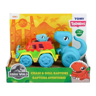 73251 Tomy - Jurassic World Dino ve Renkli Araç +12 ay