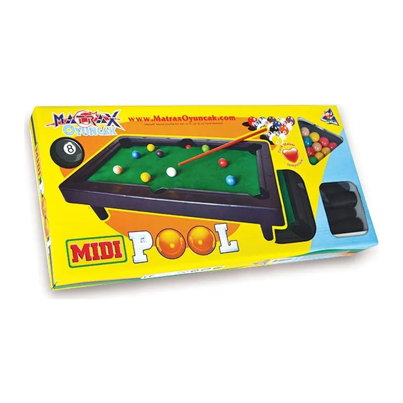 040 Midi Pool Ort.boy Bilardo Oyunu