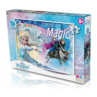 FRZ709 Frozen 50 Parça Çocuk Puzzle -KS Puzzle