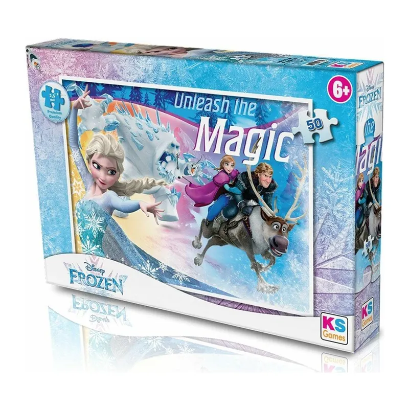 FRZ709 Frozen 50 Parça Çocuk Puzzle -KS Puzzle