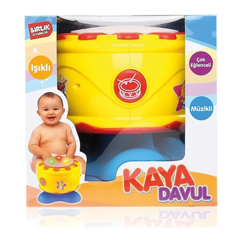 Kaya Davul Işıklı Sesli -birlik
