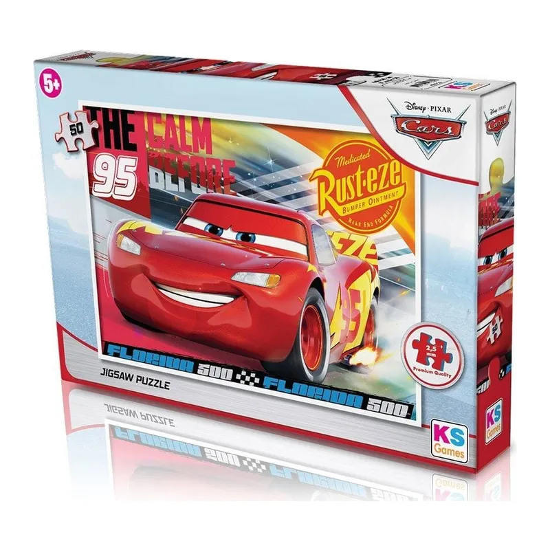 CR709 Cars 50 Parça Çocuk Puzzle -KS Puzzle