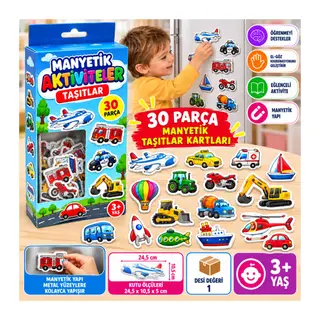 7154 Manyetik Aktiviteler - Taşıtlar / +3 yaş