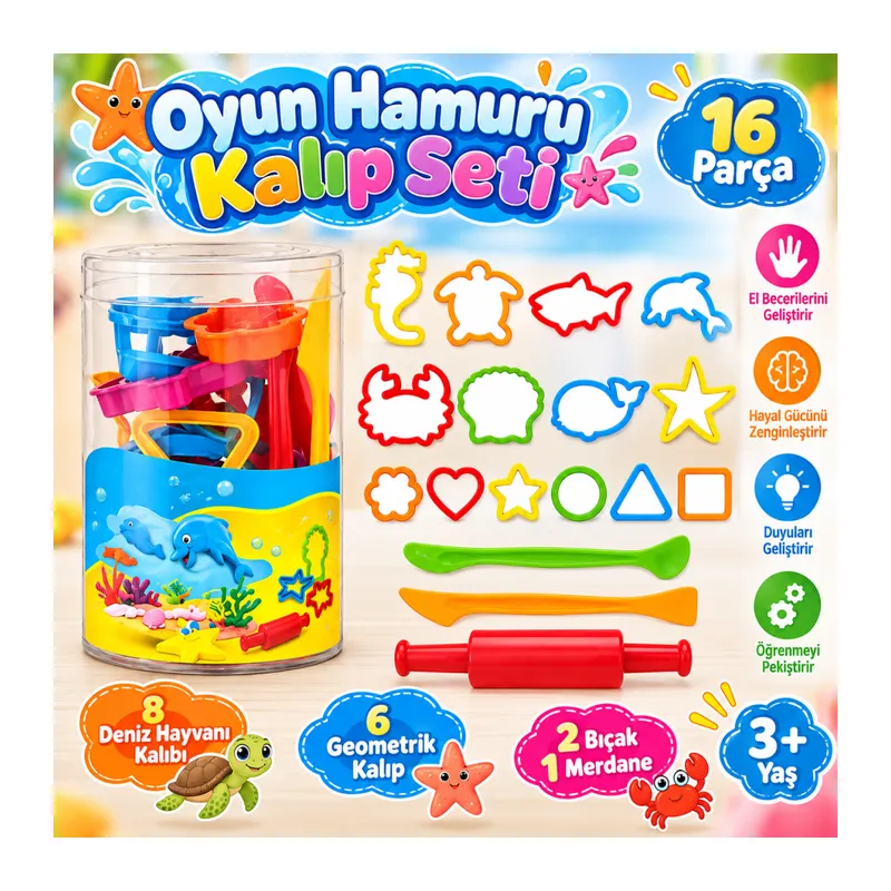 03291 17 parça MODELLEME SETİ