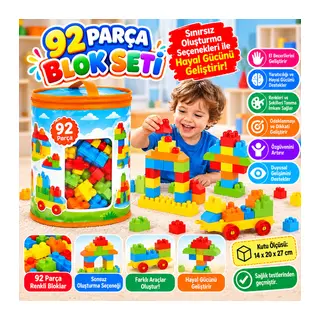 01254 Multi Blok Seti 92 Parça