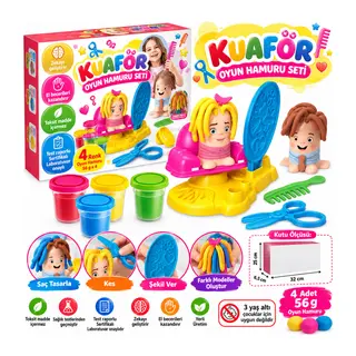 03458 Kuaför Oyun Hamur Set