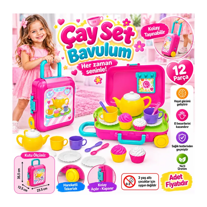 03496 Çay Set Bavulum