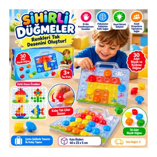 039 SİHİRLİ DÜĞMELER-JUNİOR adet fiyatıdır