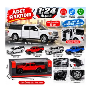 79361-79363-65-67-70 Model Araçlar 1:24 adet fiyatıdır