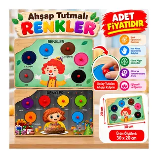 153/154 Ahşap Tutmalı Renkler adet fiyatıdır