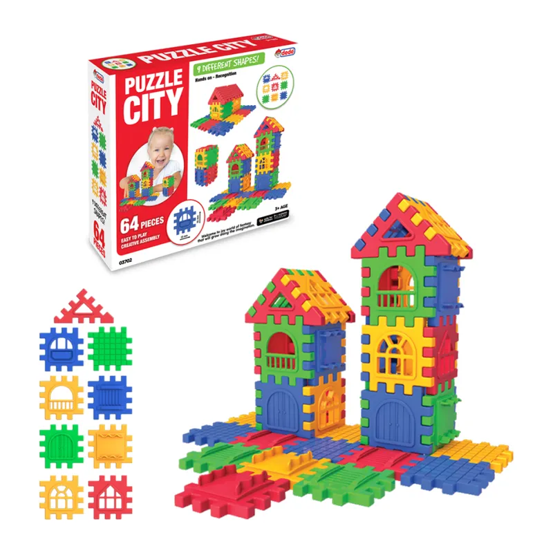 03702 Puzzle City 64 Parça