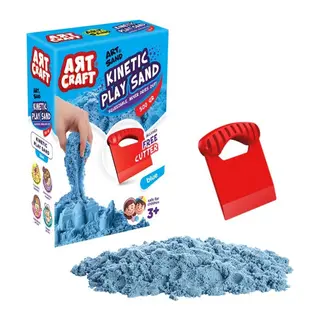 03686 NessiWorld Aksesuarlı Mavi Kinetik Oyun Kumu 500 gr