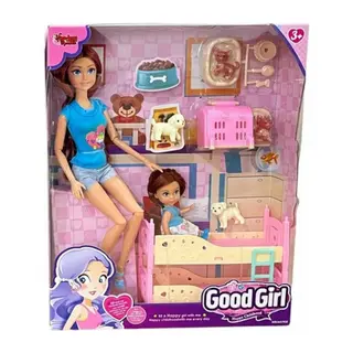 WG-C115112 Kutulu 29cm Aksesuarlı Ranzalı Bebek - Vardem Oyuncak