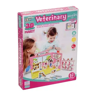 Veteriner Maket 3 Boyutlu Puzzle
