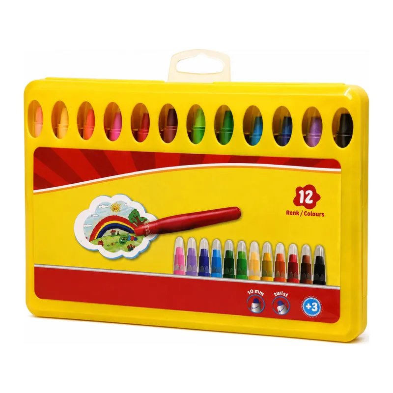 Jel Crayon 12 Renk PP Box