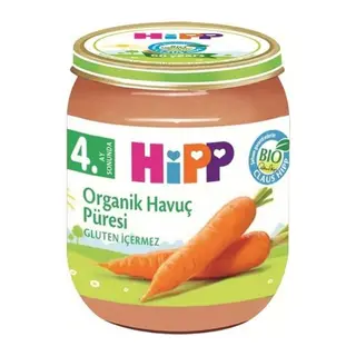 Organik Havuç Püresi 125 Gr