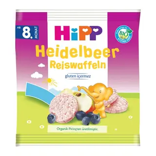 Organik Yabanmersinli Pirinçli Bebek Gofreti 30 Gr