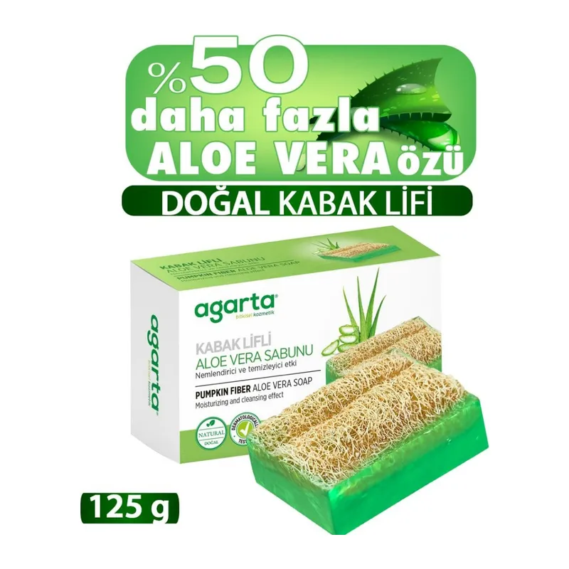 Kabak Lifli Aloe Vera Sabunu 125 Gr