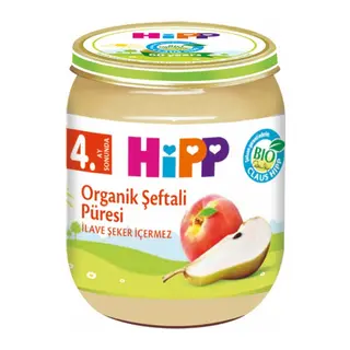 Organik Armut Şeftali Püresi 125 Gr
