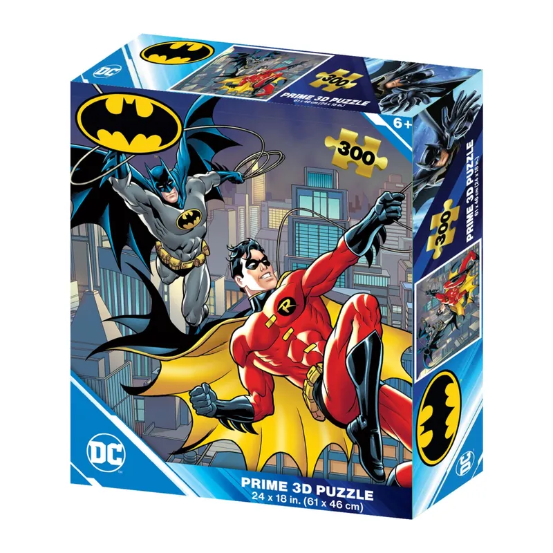 Prime 3D - Batman ve Robin 300 Parça Yetişkin Puzzle 32710