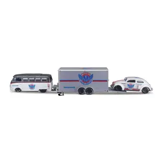NessiWorld 1/64 Design Seri Yarış Takımı Römork ve Araç Set