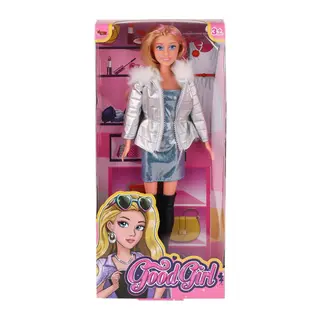 WG-66770 Parlak Elbiseli Ceketli Bebek 29 cm -Vardem
