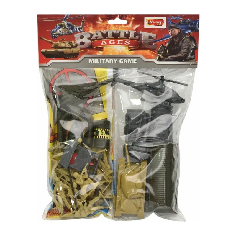 ERN-852 Toys Pvcli Asker Seti - Eren Oyuncak