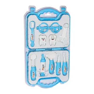 ERN-2040 Çantalı Mavi Dişçi Seti -Heroes Toys